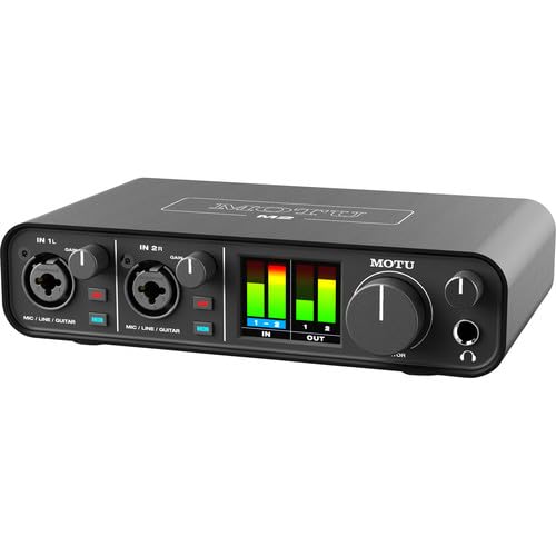Amazon.com: MOTU M2 USB-C Audio-MIDI Interface (3120) Bundle with